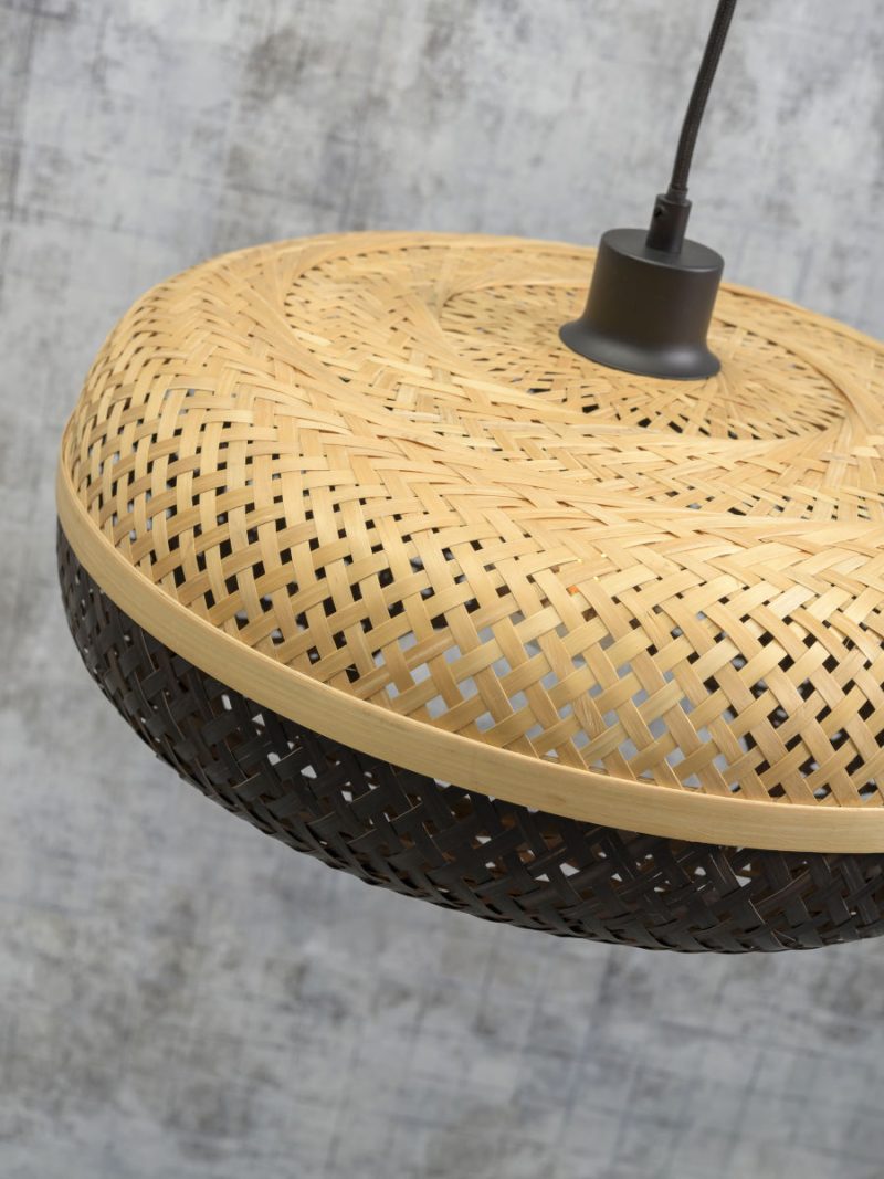 Bamboe naturel zwarte wandlamp bohemian GOOD&MOJO Palawan - Afbeelding 7