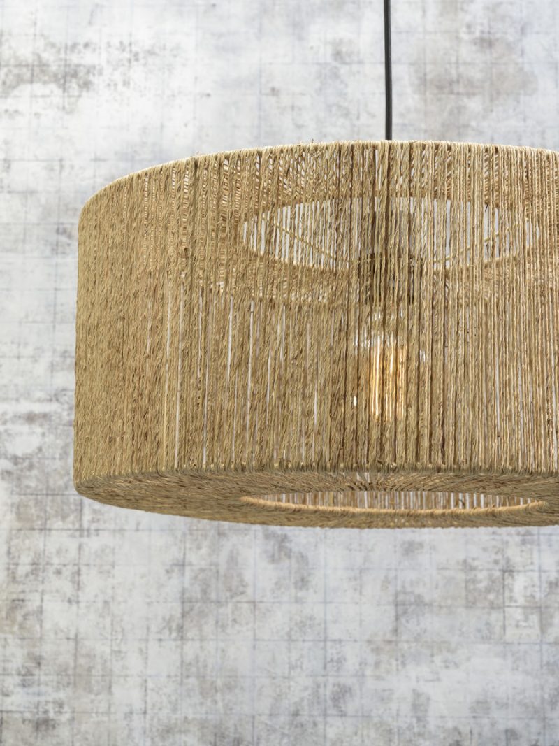 Bamboe rieten vloerlamp zwart naturel bohemian GOOD&MOJO Iguazu - Afbeelding 5