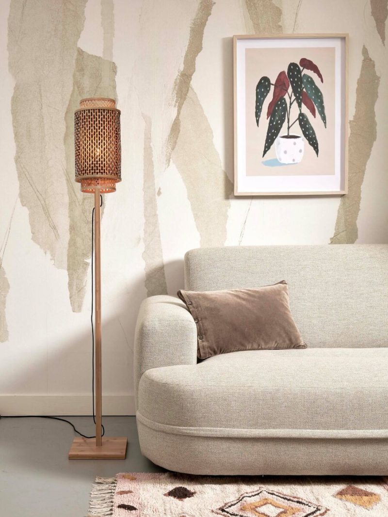 Bamboe vloerlamp bohemian naturel GOOD&MOJO Bhutan - Afbeelding 5