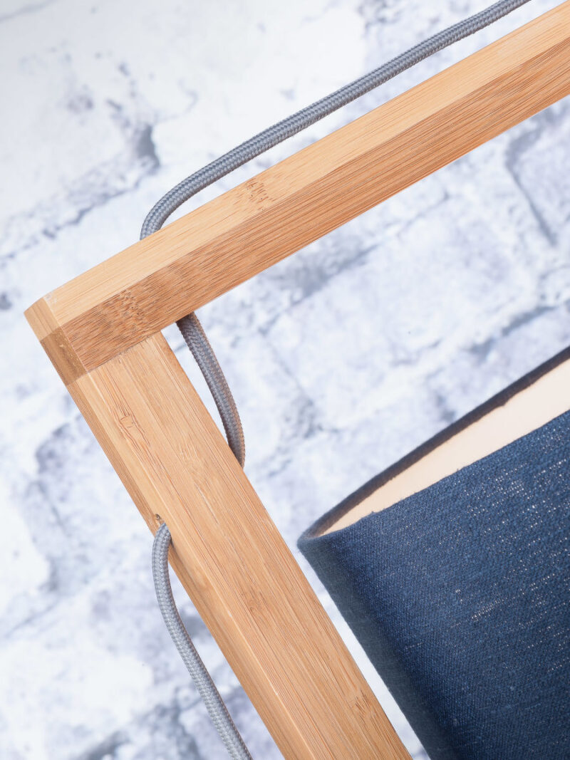 Bamboe vloerlamp groen linnen Scandinavisch GOOD&MOJO Himalaya - Afbeelding 7