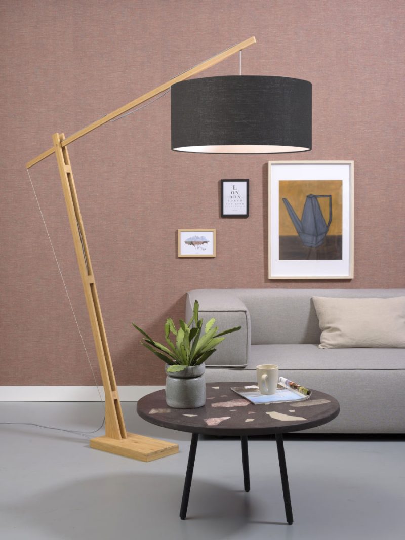 Bamboe vloerlamp Scandinavisch grijs GOOD&MOJO Montblanc - Afbeelding 5