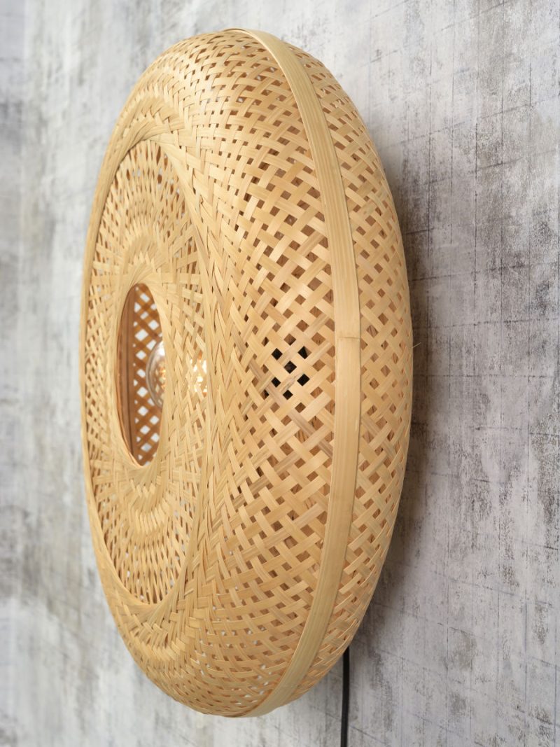 Bamboe wandlamp naturel bohemian GOOD&MOJO Palawan - Afbeelding 7