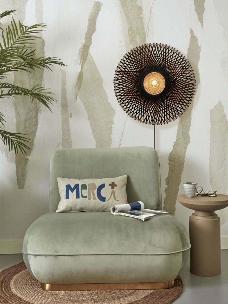 Bamboe wandlamp naturel/zwart bohemian M GOOD&MOJO Kalimantan - Afbeelding 9