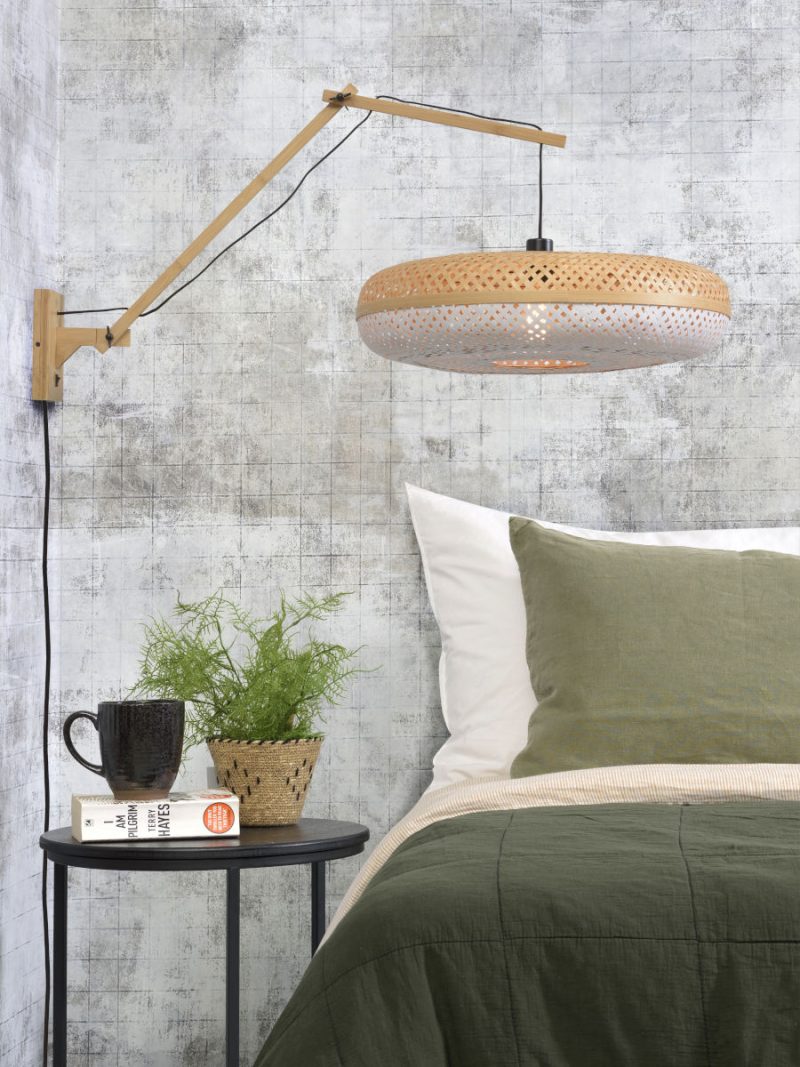 Bamboe witte wandlamp bohemien GOOD&MOJO Palawan - Afbeelding 5
