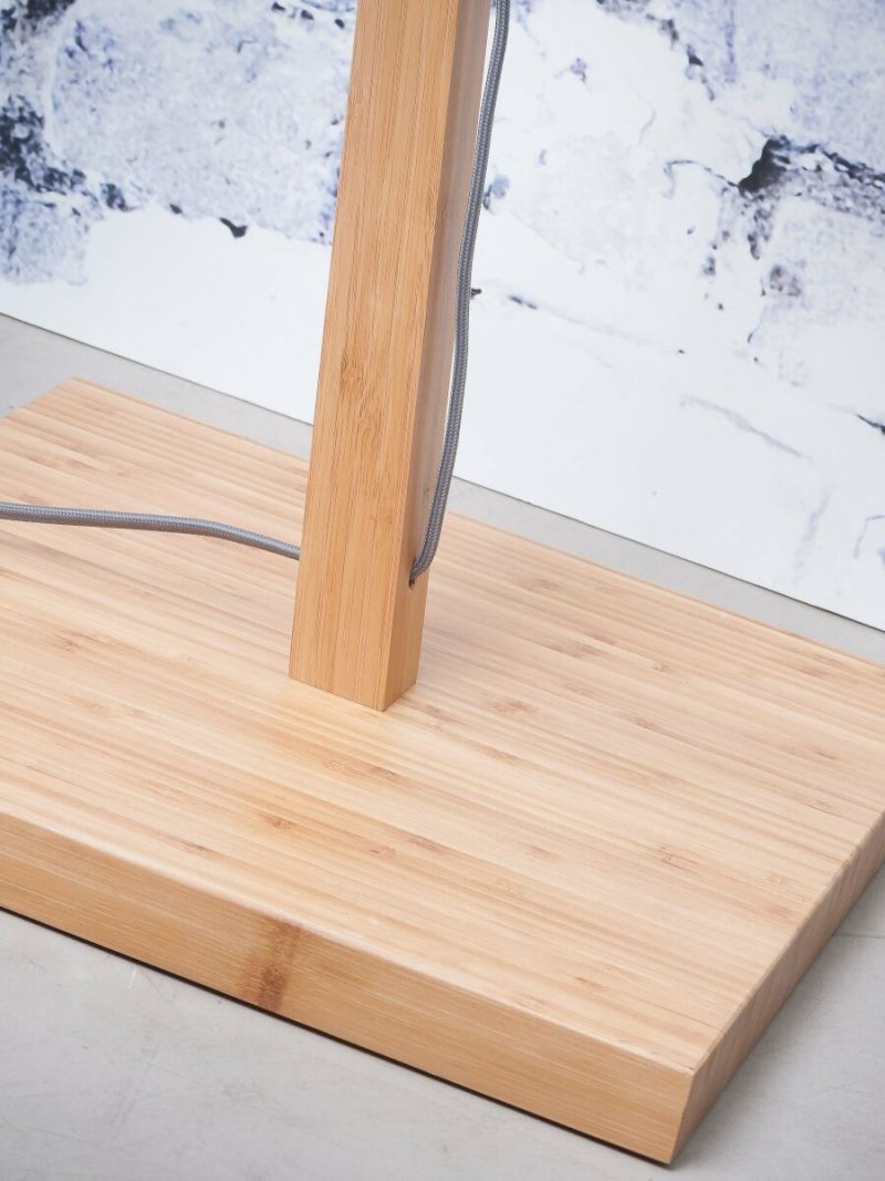 Bamboe zwart naturel bohemien vloerlamp GOOD&MOJO Iguazu - Afbeelding 11