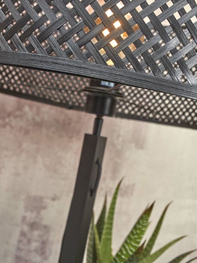 Bamboe zwarte bohemien vloerlamp GOOD&MOJO Java - Afbeelding 9
