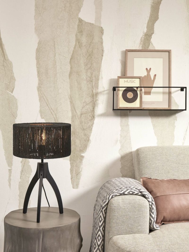 Bamboe zwarte tafellamp bohemien GOOD&MOJO Iguazu - Afbeelding 5