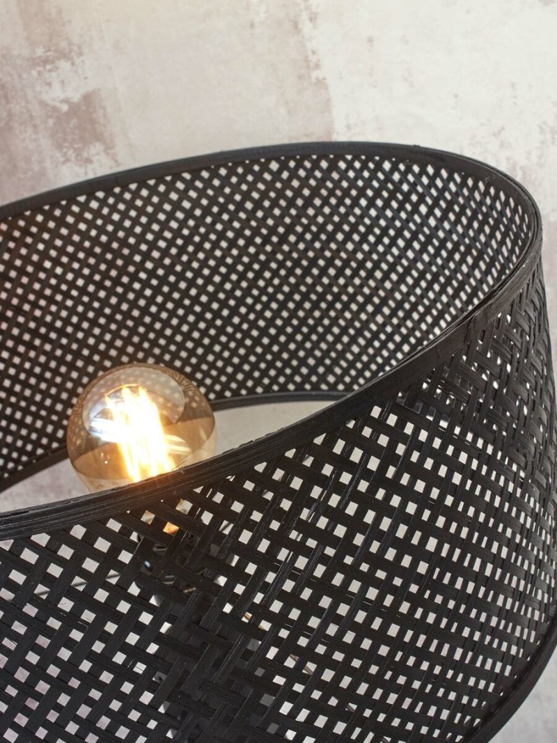 Bamboe zwarte vloerlamp bohemien GOOD&MOJO Java - Afbeelding 6