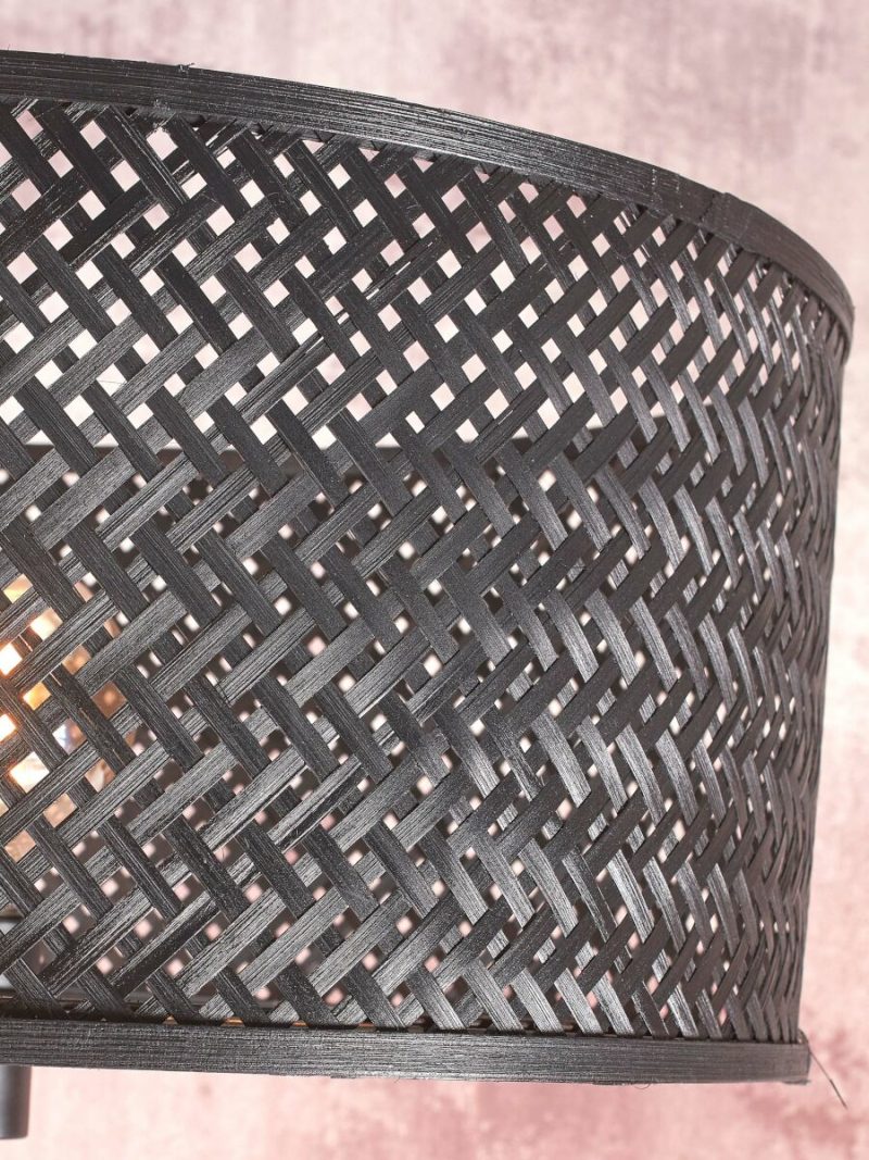 Bamboe zwarte vloerlamp bohemien GOOD&MOJO Java - Afbeelding 7