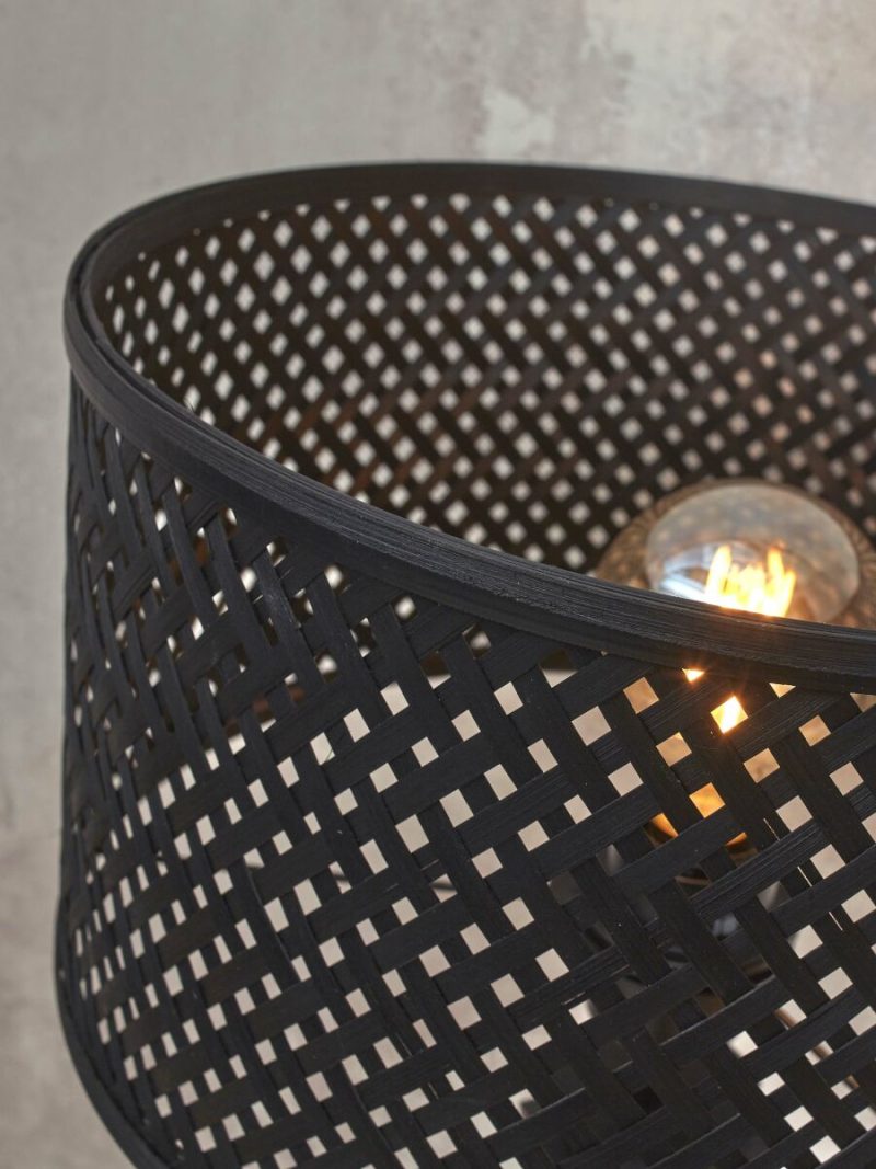 Bamboe zwarte vloerlamp bohemien GOOD&MOJO Java - Afbeelding 8