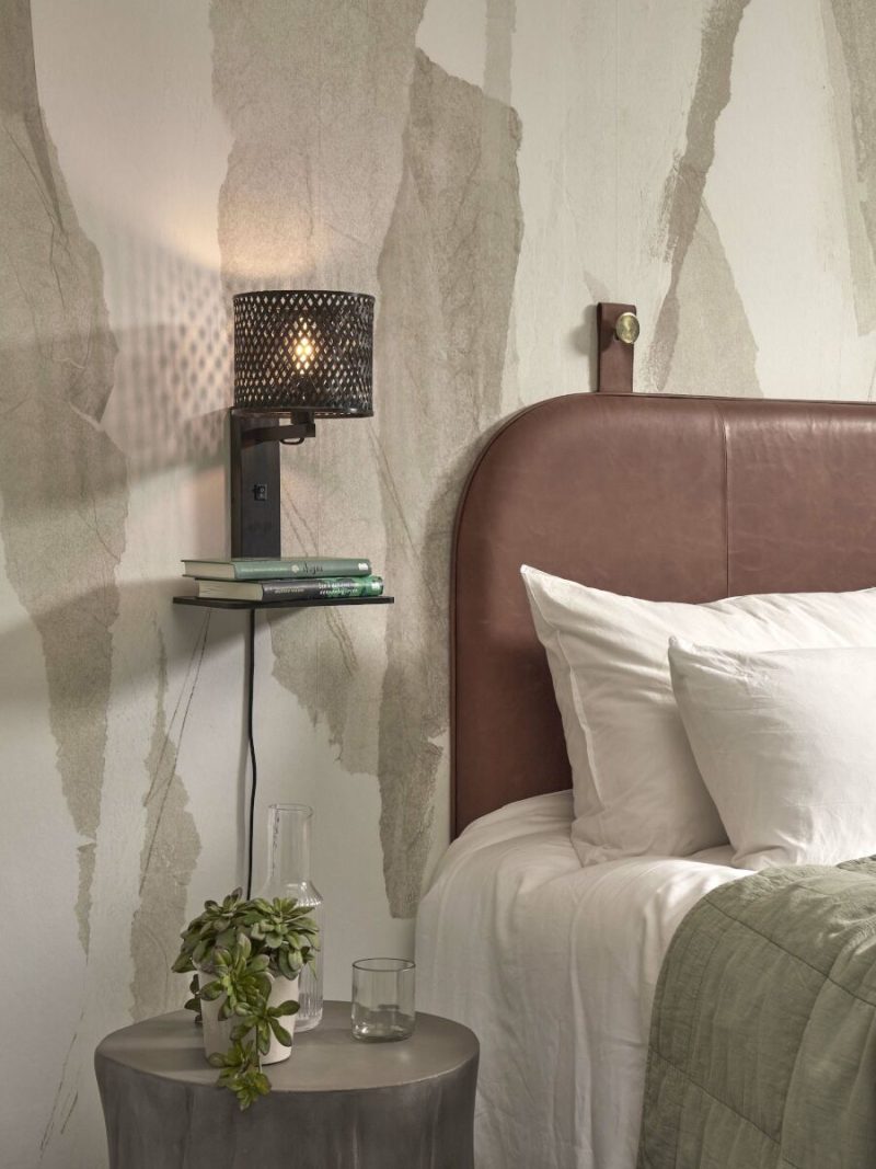 Bamboe zwarte wandlamp bohemian GOOD&MOJO Java - Afbeelding 5