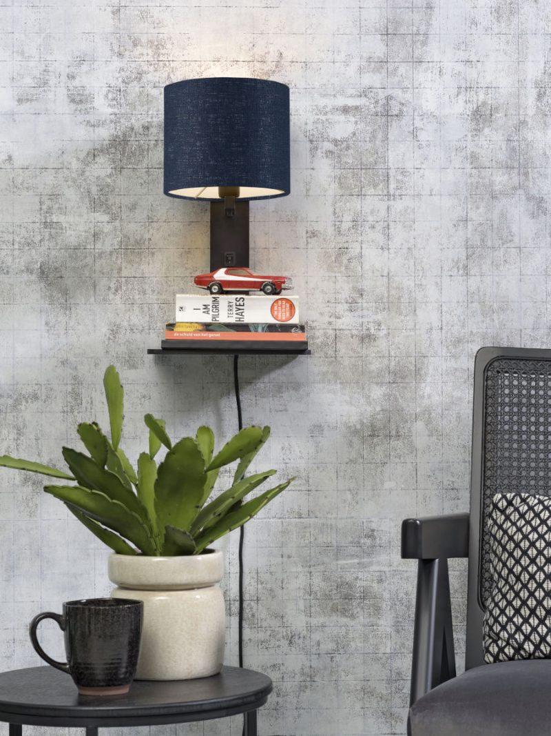 Blauwe plateau wandlamp GOOD&MOJO Andes - Afbeelding 5