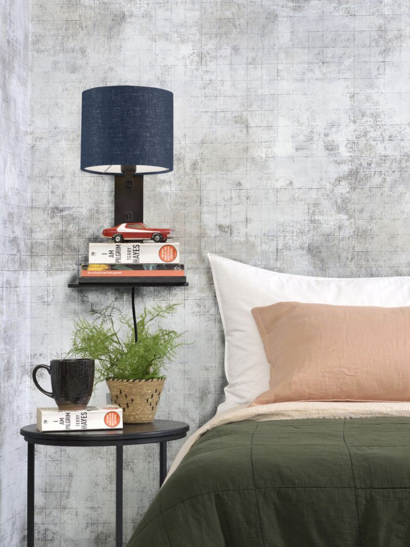 Blauwe plateau wandlamp GOOD&MOJO Andes - Afbeelding 7