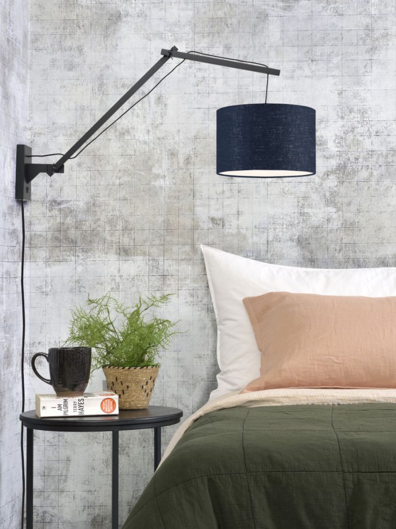 Blauwe wandlamp dubbelgewricht GOOD&MOJO Andes - Afbeelding 5