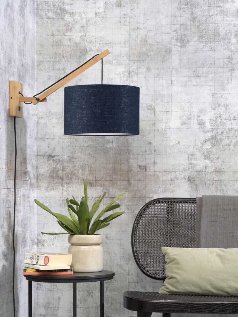 Blauwe wandlamp enkelgewricht naturel GOOD&MOJO Andes - Afbeelding 5