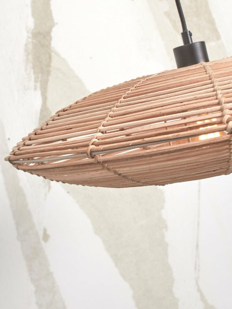 Boheemse bamboe rotan naturel vloerlamp GOOD&MOJO Tanami - Afbeelding 6