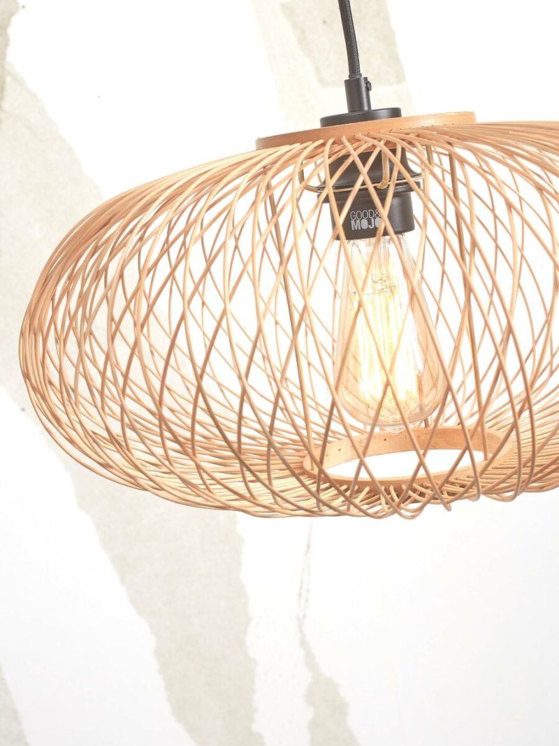 Bohemian bamboe vloerlamp naturel GOOD&MOJO Cango - Afbeelding 6