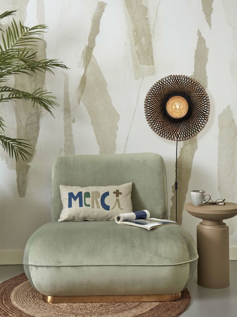 Bohemian bamboe wandlamp naturel/zwart S GOOD&MOJO Kalimantan - Afbeelding 9