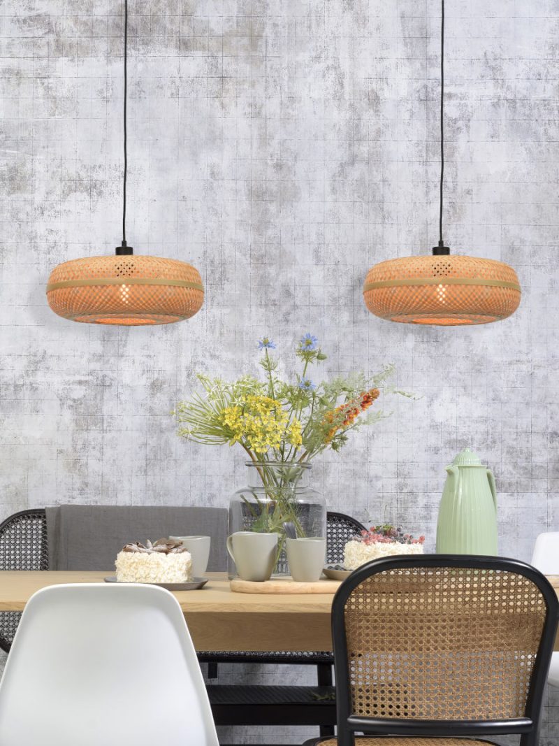 Bohemian naturel bamboe hanglamp GOOD&MOJO Palawan - Afbeelding 5