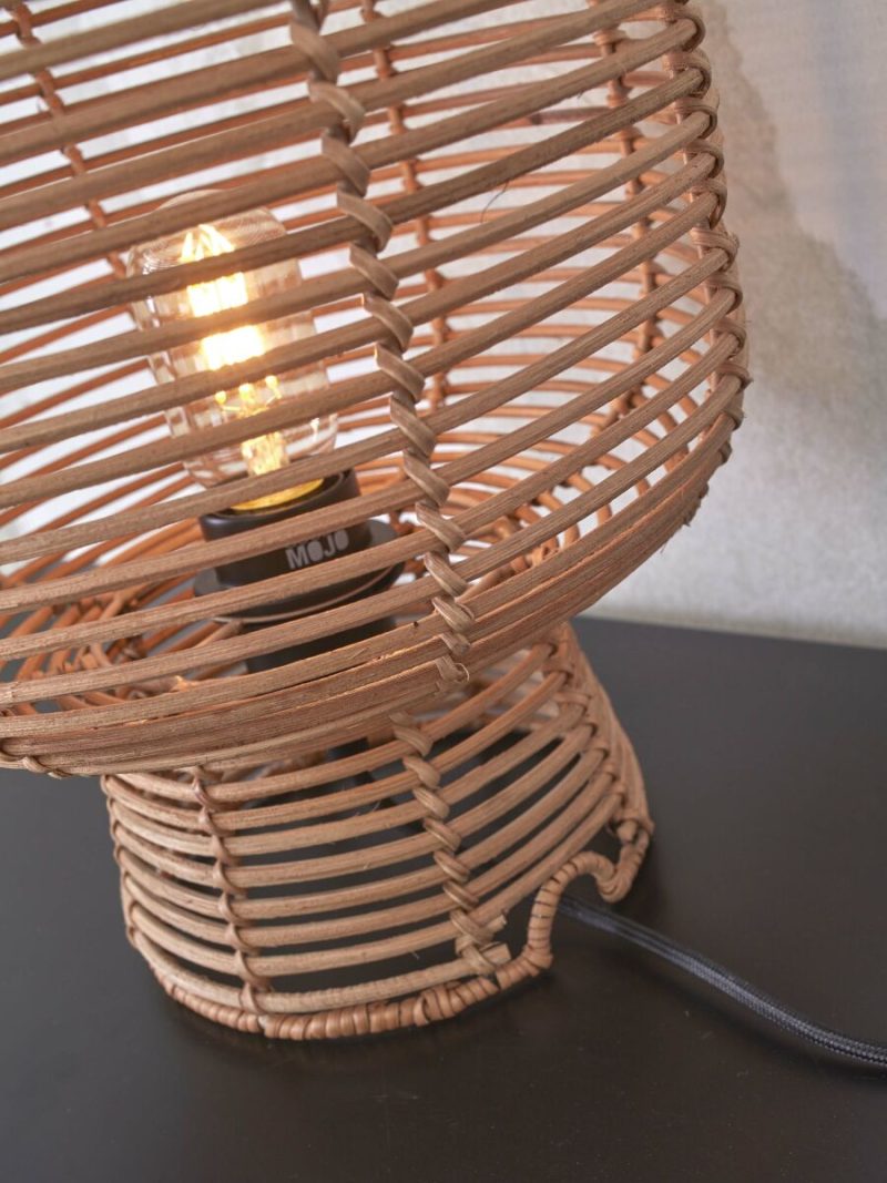 Bohemian naturel rotan tafellamp GOOD&MOJO Tanami - Afbeelding 3