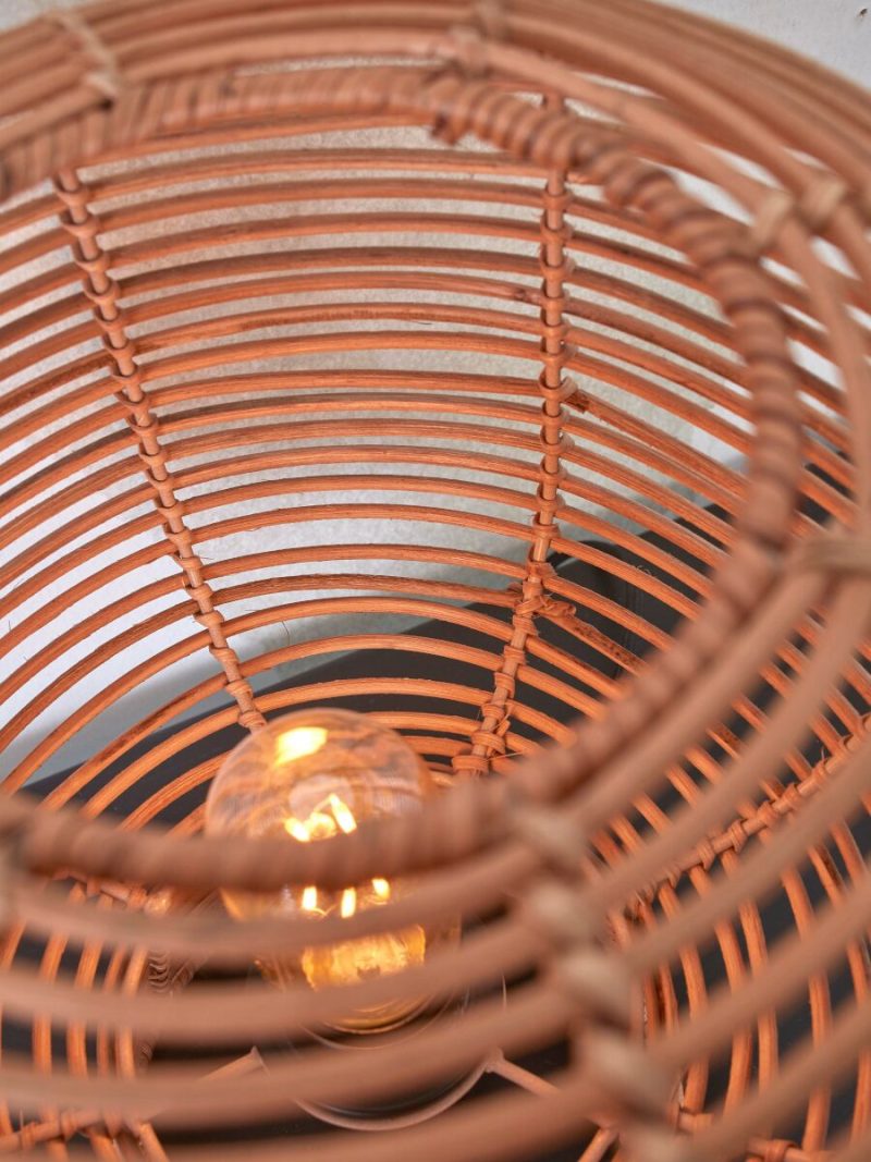 Bohemian naturel rotan tafellamp GOOD&MOJO Tanami - Afbeelding 4