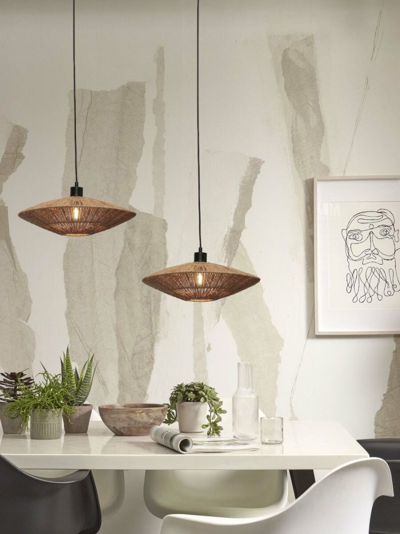 Bohemian rieten naturel hanglamp GOOD&MOJO Iguazu - Afbeelding 5