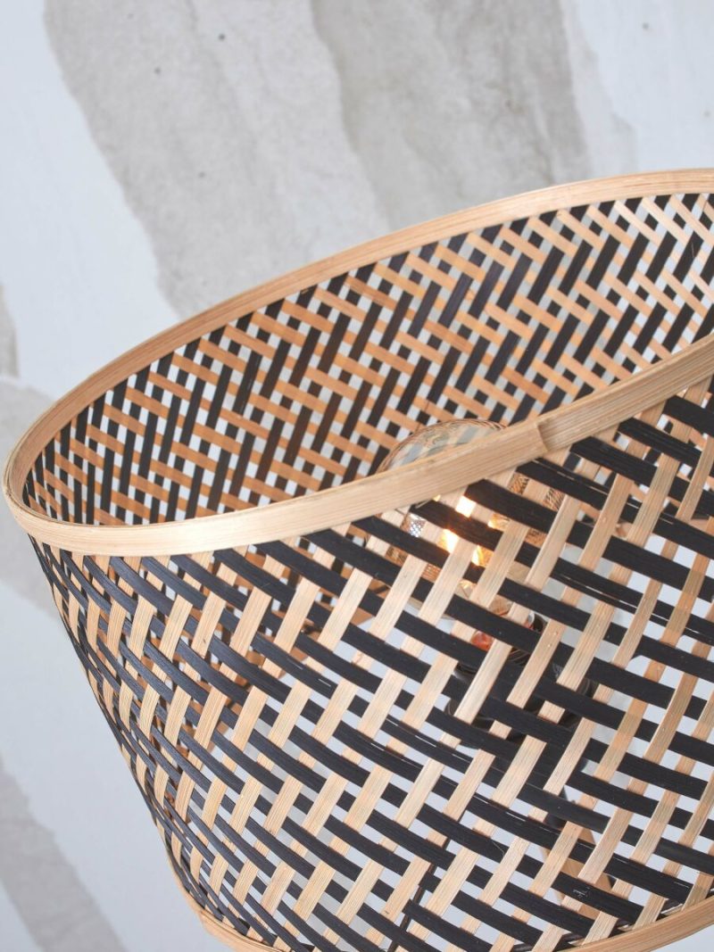 Bohemian tafellamp bamboe naturel zwart GOOD&MOJO Java - Afbeelding 6