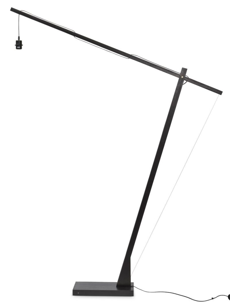 Bohemian vloerlamp naturel zwart bamboe GOOD&MOJO Java - Afbeelding 9