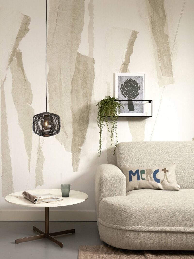 Bohemian vloerlamp zwart metaal rotan GOOD&MOJO Tanami - Afbeelding 13