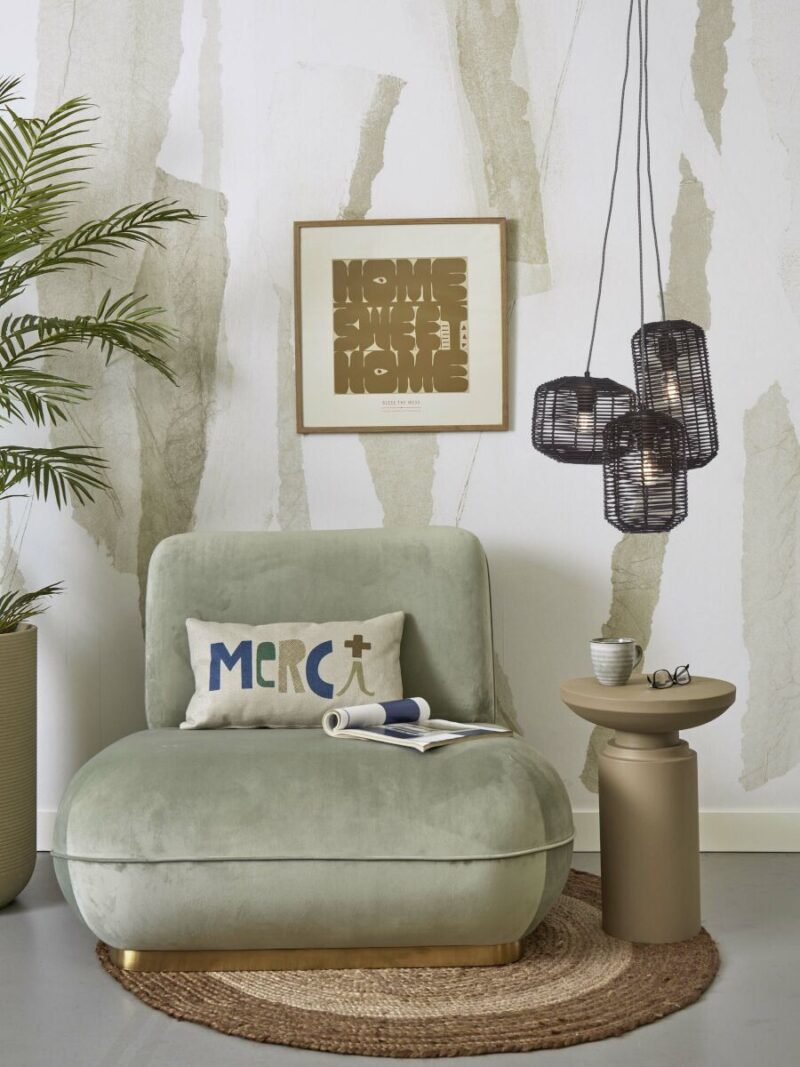 Bohemian zwart metalen-rotan hanglamp GOOD&MOJO Tanami - Afbeelding 11