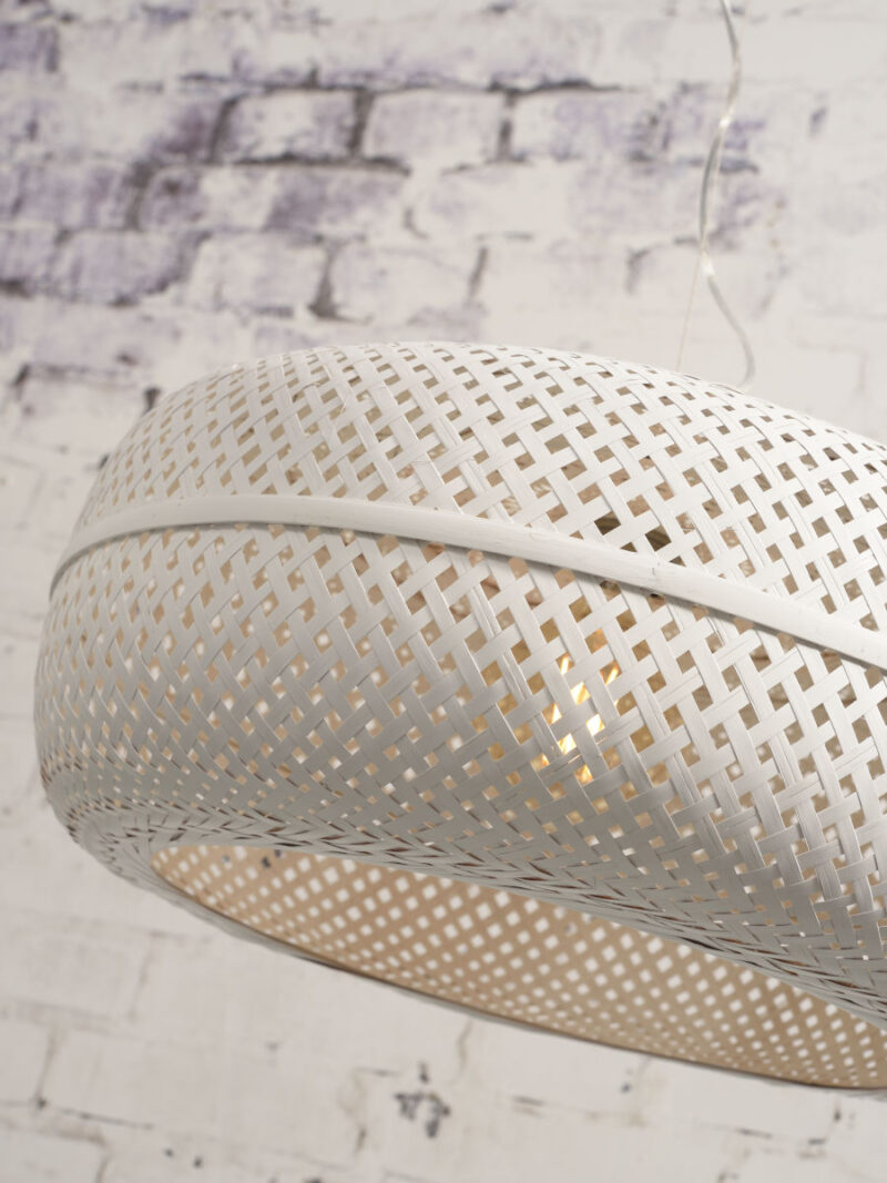 Bohemien hanglamp wit bamboe GOOD&MOJO Palawan - Afbeelding 6