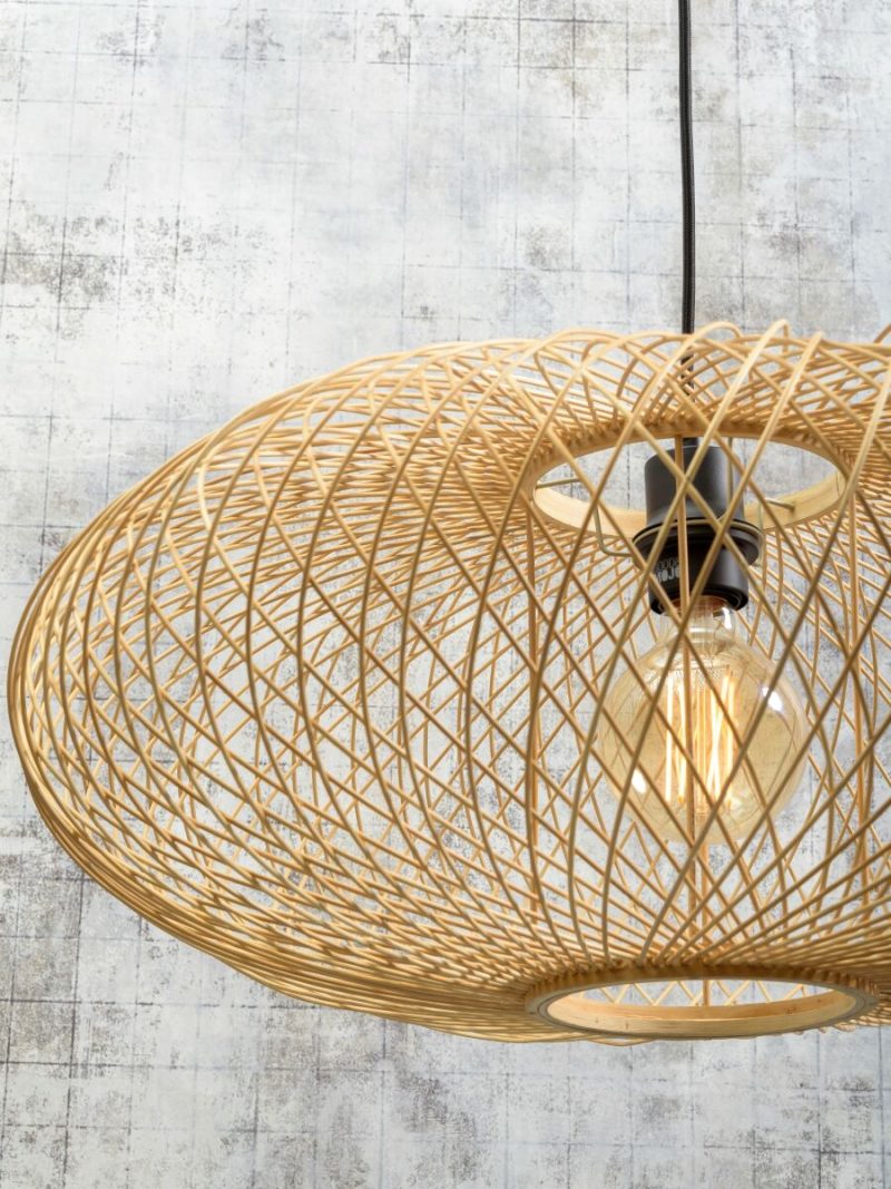 Bohemien naturel vloerlamp bamboe GOOD&MOJO Cango - Afbeelding 7