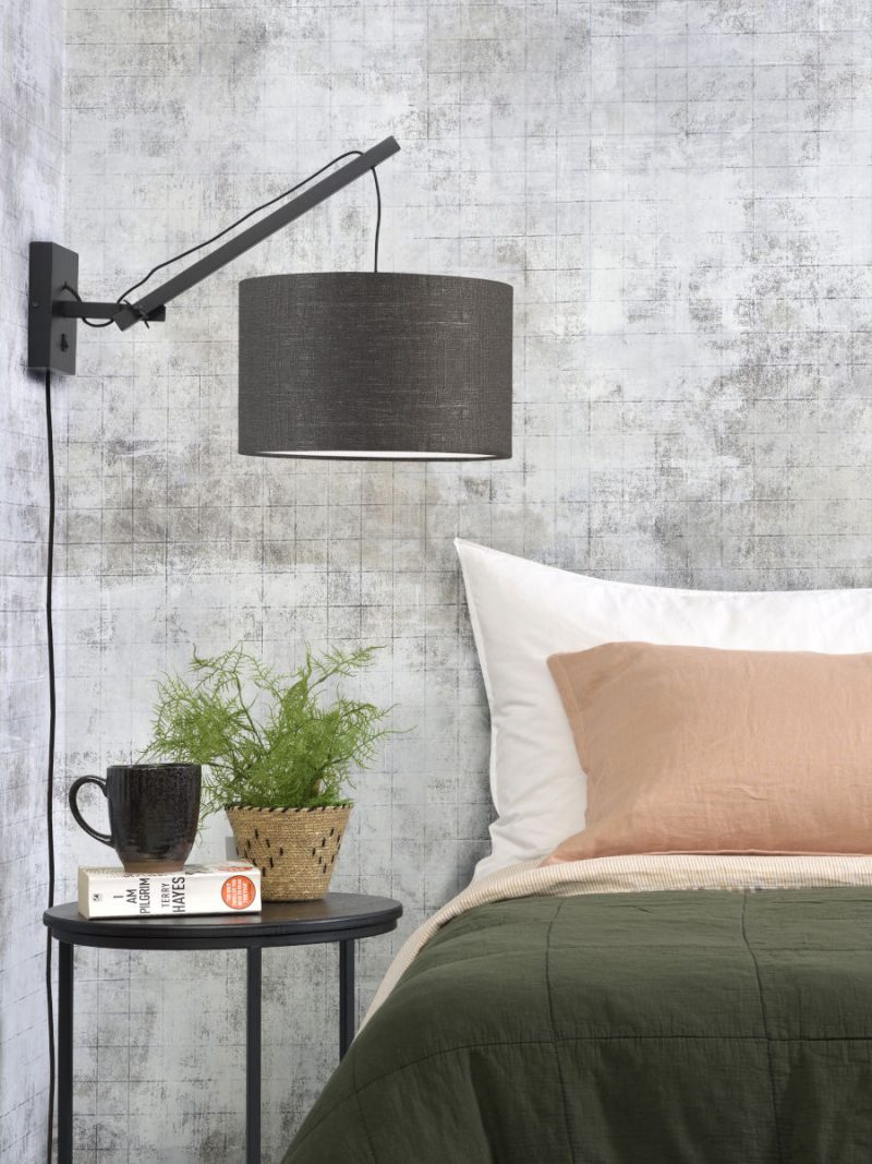 Donkergrijze wandlamp enkelgewricht GOOD&MOJO Andes - Afbeelding 2