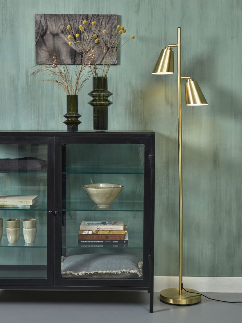 Draaibare 2-lichts vloerlamp goud It's About RoMi Bremen - Afbeelding 5