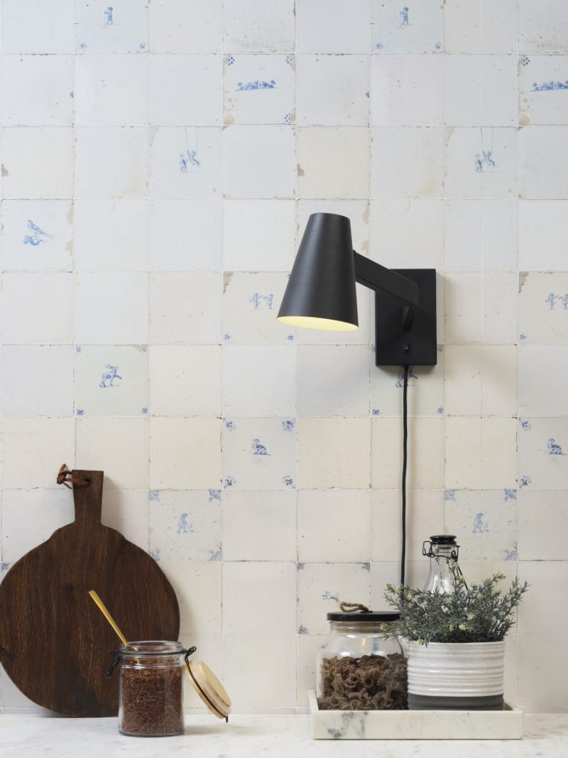 Draaibare conische wandlamp zwart It's About RoMi Biarritz - Afbeelding 5