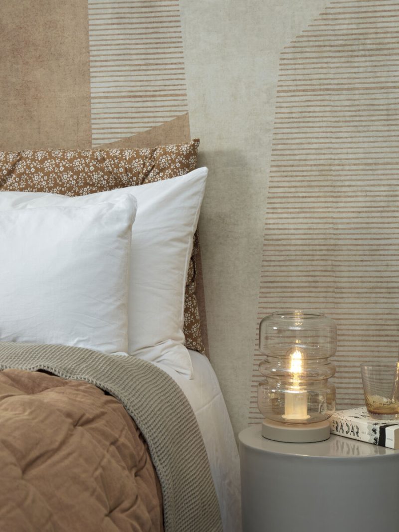 Glas metaal naturel tafellamp klassiek It's About RoMi Verona - Afbeelding 2