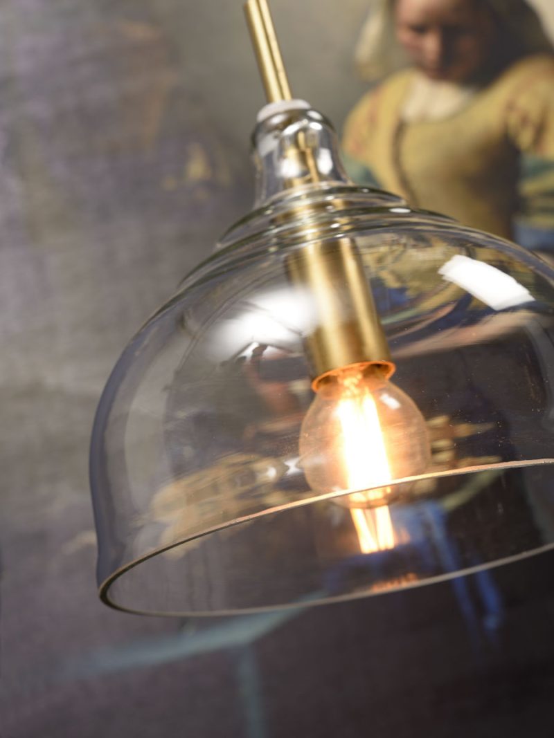 Glazen klassieke gouden hanglamp It's About RoMi Brussels - Afbeelding 6