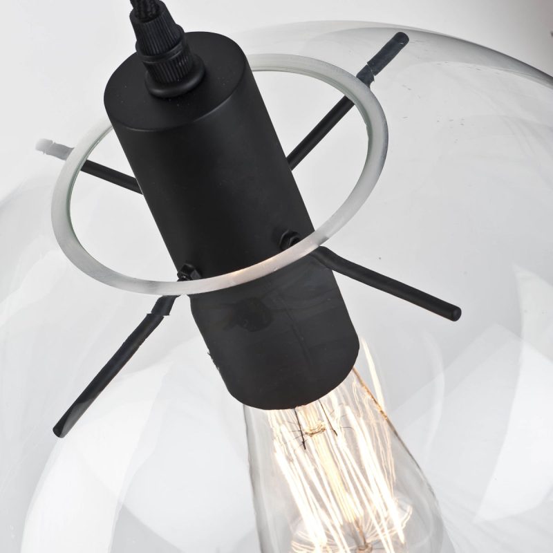 Glazen moderne hanglamp transparant It's About RoMi Warsaw - Afbeelding 2