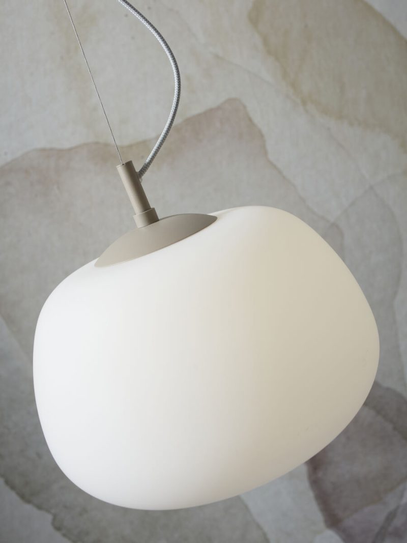 Glazen ronde witte Scandinavische hanglamp It's About RoMi Sapporo - Afbeelding 3