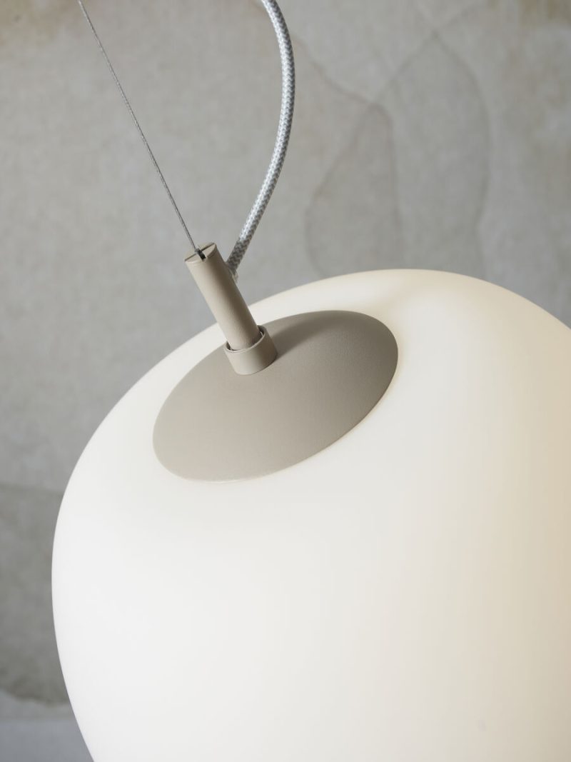 Glazen ronde witte Scandinavische hanglamp It's About RoMi Sapporo - Afbeelding 6