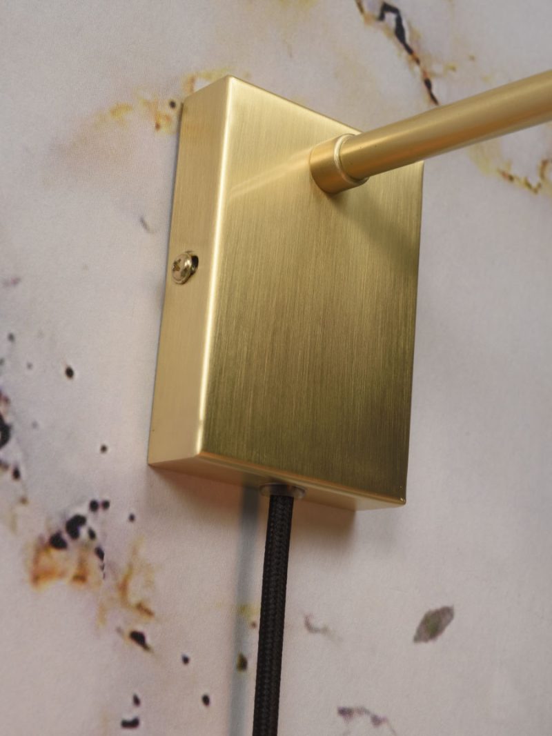 Goud metalen veelvormige wandlamp It's About RoMi Madrid - Afbeelding 6