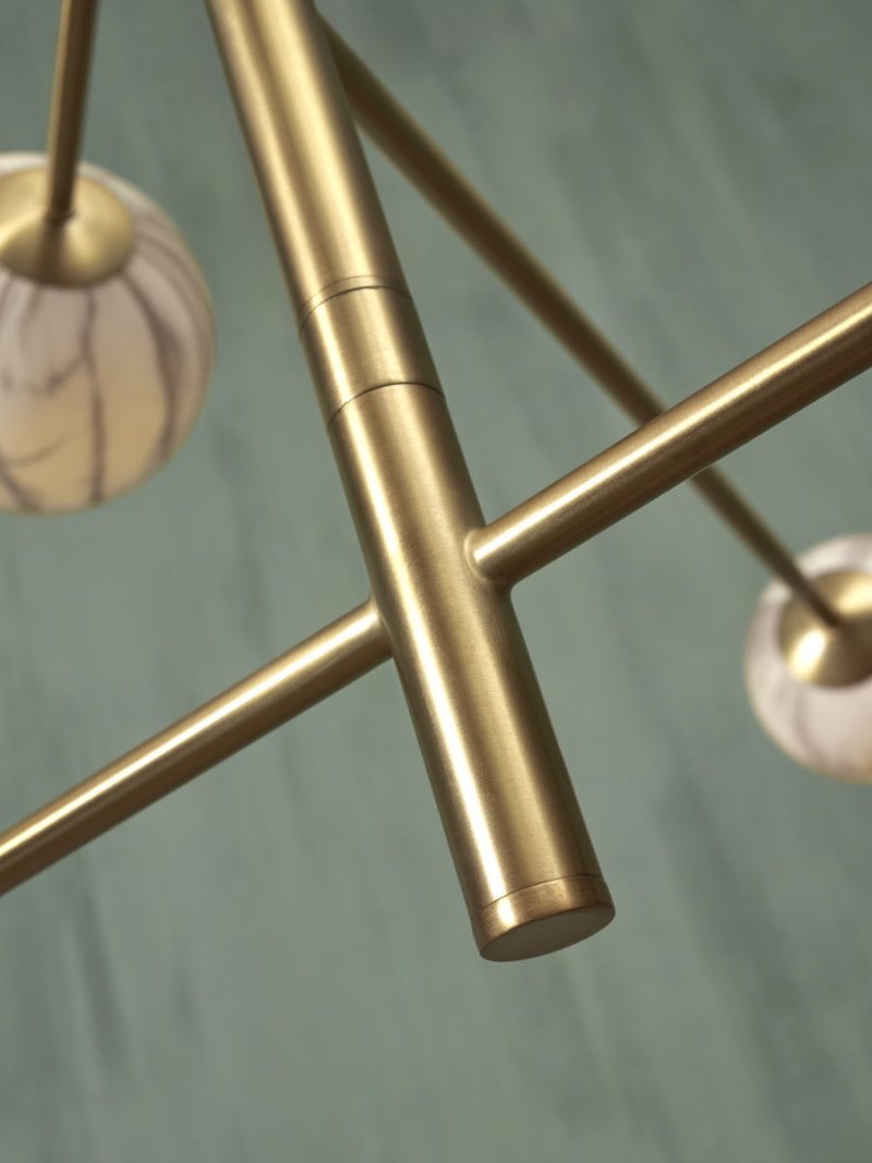 Goudkleurige hanglamp 6-dessinbol halters It's About RoMi Carrara - Afbeelding 5