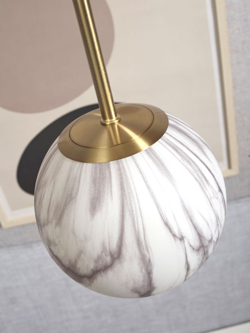 Goudkleurige hanglamp dessinbol klein It's About RoMi Carrara - Afbeelding 3