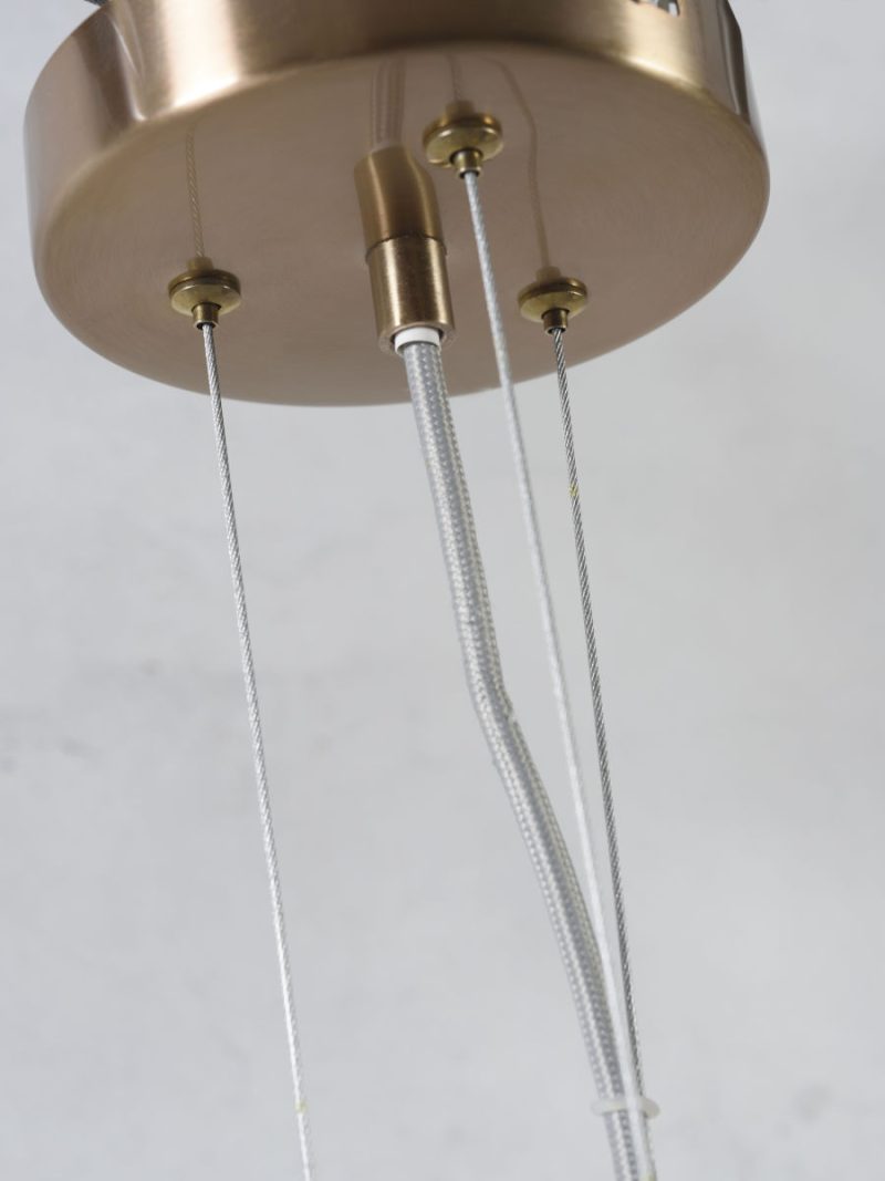 Goudkleurige open hanglamp 3-lamps It's About RoMi Cannes - Afbeelding 8