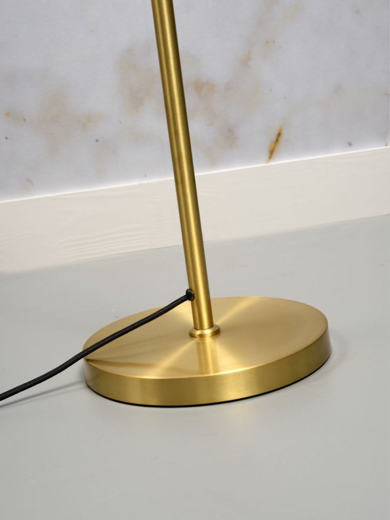 Goudkleurige retro vloerlamp trechterkap It's About RoMi Lyon - Afbeelding 6