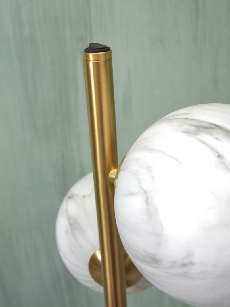 Goudkleurige vloerlamp 3-dessinbol It's About RoMi Carrara - Afbeelding 7