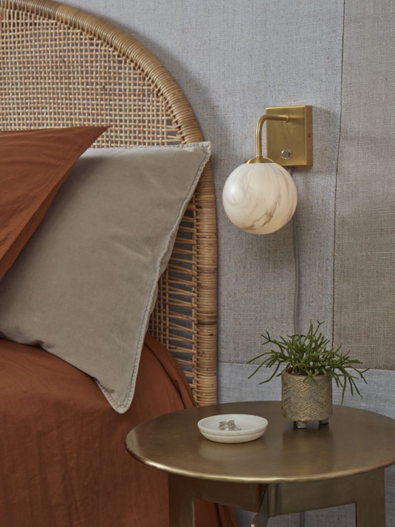Goudkleurige wandlamp dessinbol gebogen It's About RoMi Carrara - Afbeelding 5