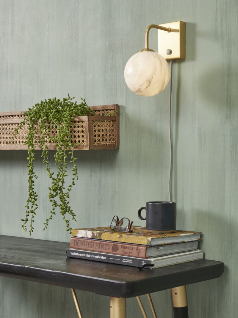 Goudkleurige wandlamp dessinbol gebogen It's About RoMi Carrara - Afbeelding 8