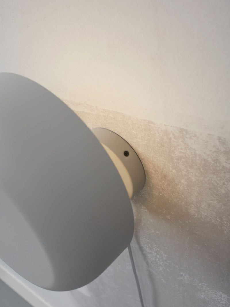 Grijze ronde retro wandlamp It's About RoMi Porto - Afbeelding 6