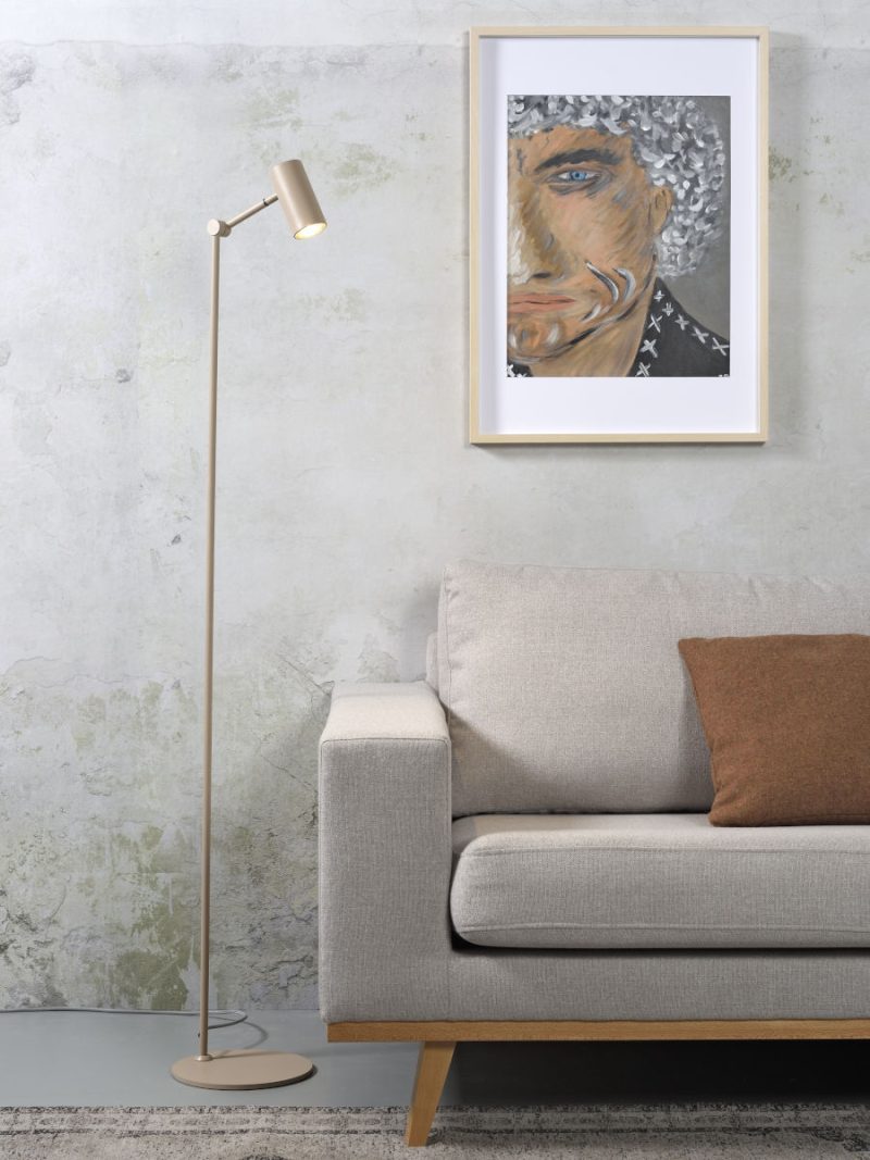 Grijze vloerlamp retro metaal It's About RoMi Montreux - Afbeelding 2